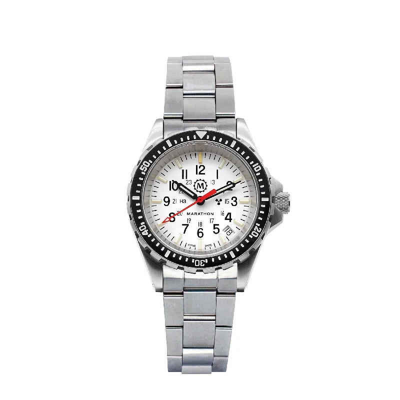 Men's Quartz Watch French Made Edition-36mm Arctic Edition Medium Diver's Quartz (MSAR Quartz) with Stainless Steel Bracelet