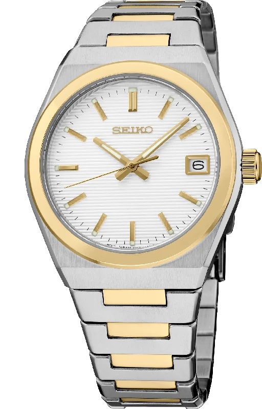 Men's Seiko Rectangular Case Style Watches-SUR578