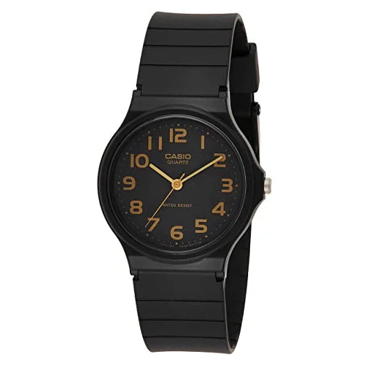 Men's Automatic Classic Watches-Casio Watch Classic Black Gold MQ-24-1B2LDF