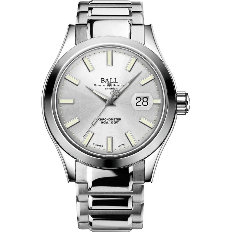 Men's Swiss Formal Event Edition-Ball Men's Watch Engineer III Marvelight Chronometer Silver NM2028C-S27C-SL Men's Swiss Formal Event Edition-Ball Men's Watch Engineer III Marvelight Chronometer Silver NM2028C-S27C-SL