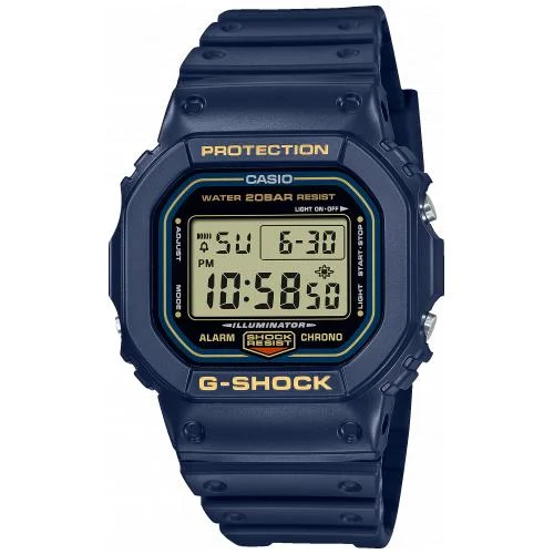 Unisex Automatic Wind Style Watches-Casio G-Shock Men's Blue Watch DW-5600RB-2ER