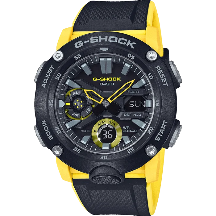 Unisex International Brand Style Watches-Casio G-Shock Men's Black Watch GA-2000-1A9ER