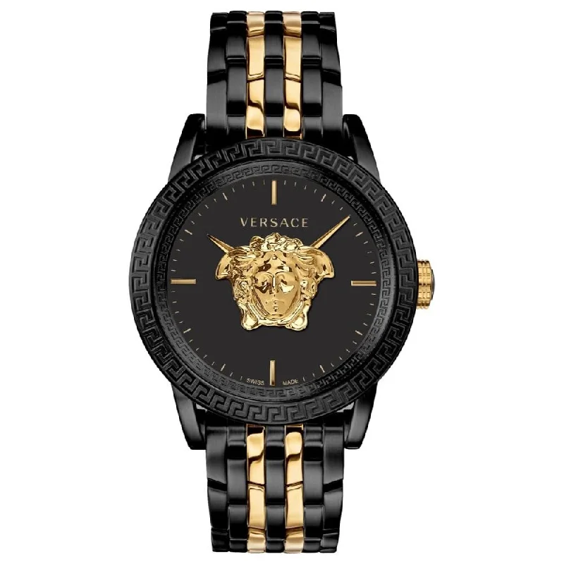 Men's Swiss Birthday Edition-Versace Men's Watch Palazzo Empire 43mm Black Bracelet VERD01118