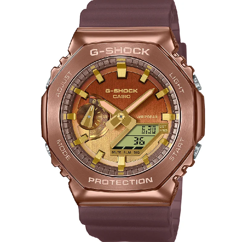 Mens Hand-Wound Smart Watches-G-Shock GM5600CL-3 Metal CasiOak