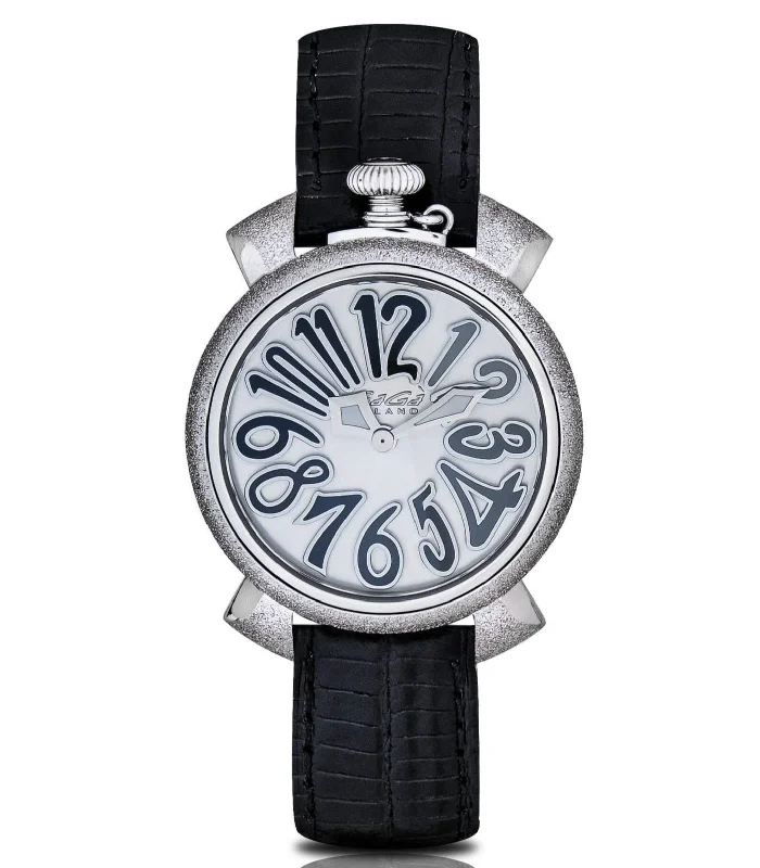Men's Swiss Monogrammed Edition-GaGà Milano Ladies Watch Manuale 35mm Steel Silver