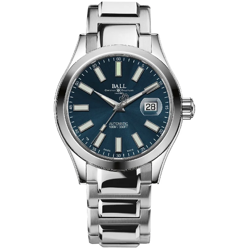 Men's Swiss Customized Edition-Ball Engineer III Marvelight Men's Blue Watch NM9026C-S6J-BE
