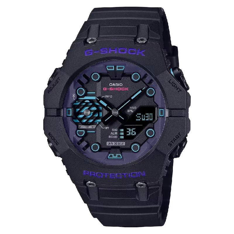 Men's American Made Style Sports Watches-Orologio G-Shock GA-B001CBR-1AER Digital Program nero