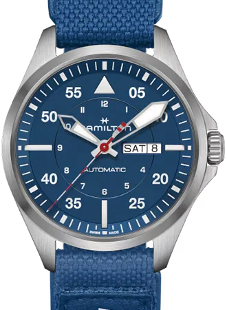 Men's Field Watches Forum-Khaki Aviation Pilot Day Date Auto - Air-Glaciers Edition Ref. H64655941