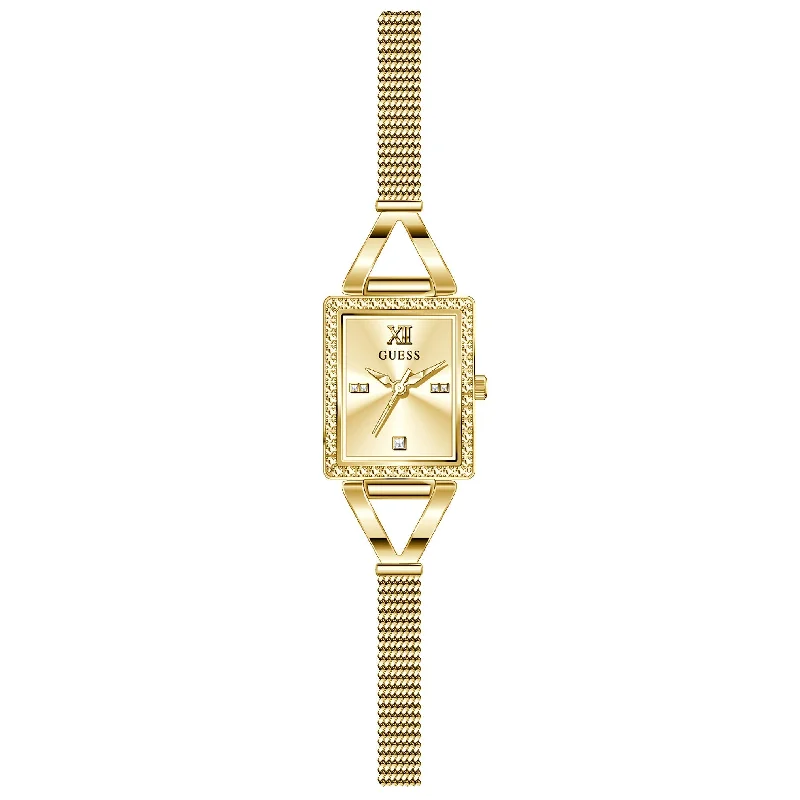 Men's Hybrid Slim Watches-Guess GW0400L2 Ladies Grace Gold Watch