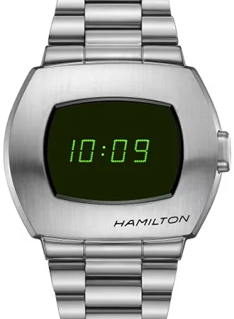 Men's Quartz Watch Personalized-American Classic PSR Digital Steel Green Ref. H52414131 Men's Quartz Watch Personalized-American Classic PSR Digital Steel Green Ref. H52414131