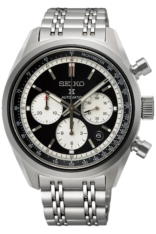 Men's Retro Style Dress Watches-Seiko Prospex Speedtimer Mechanical Chronograph SRQ053