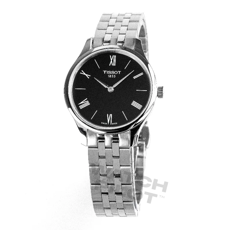 Men's Classic Watch Personalized-Tissot Ladies Watch Tradition 5.5 T-Classic 31mm Black T0632091105800