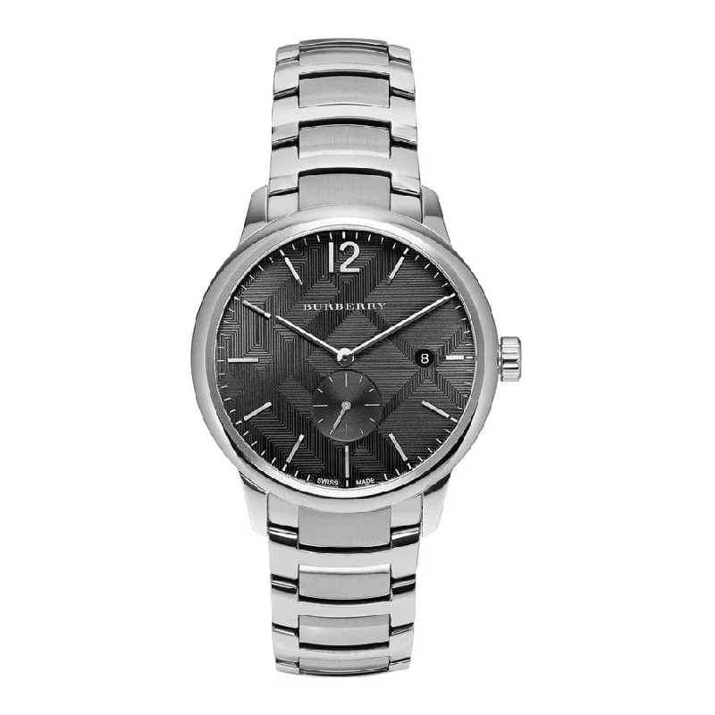 Men's Classic Watch Oval Case Edition-Burberry BU10005 The Classic 40mm Black Watch Men's Classic Watch Oval Case Edition-Burberry BU10005 The Classic 40mm Black Watch