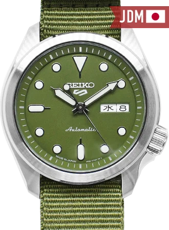 Men's Military Watches with GPS -Seiko 5 Sports “Sports Style” Military Green 40 Ref. SBSA055 Men's Military Watches with GPS -Seiko 5 Sports “Sports Style” Military Green 40 Ref. SBSA055