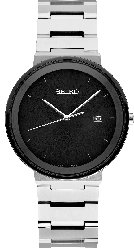 Men's Seiko Mechanical Movement Style Watches-SUR485