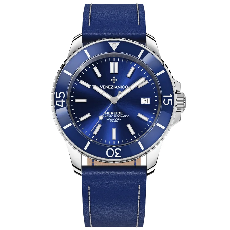Men's Swiss Limited Edition-Venezianico 3321502 Nereide 42 Men's Blue Watch