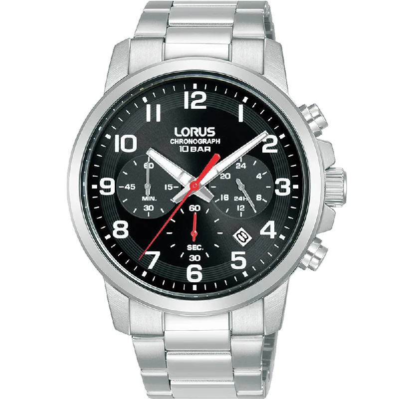 Men's Chronograph Watches with Water Resistance Up to 100m -Lorus RT327KX-9 Chronograph