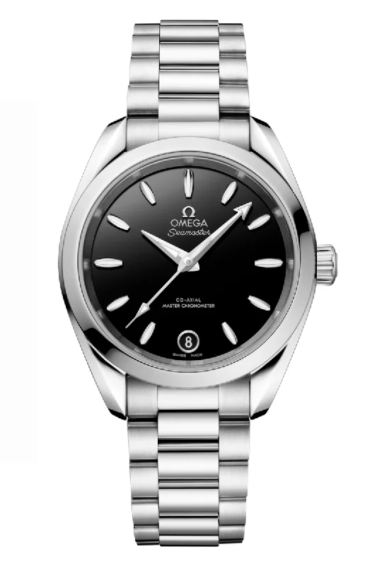 Men's Kinetic Dress Watches-Omega Seamaster Aqua Terra 150M Master Chronometer 34mm 220.10.34.20.01.001