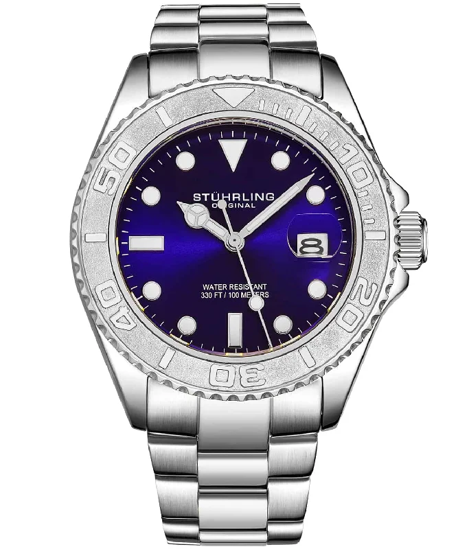 Blue Dial/Silver Case/Silver Bracelet