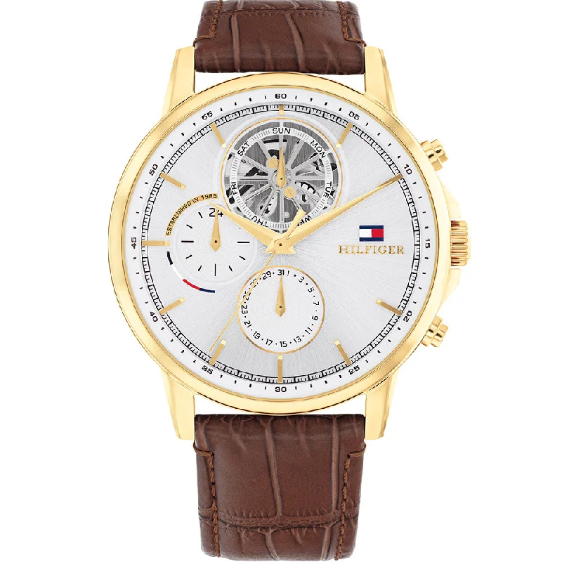 Men's Engraved Style Men's Digital Watches-Tommy Hilfiger Stewart 1710631 Multi-Function Men's Engraved Style Men's Digital Watches-Tommy Hilfiger Stewart 1710631 Multi-Function