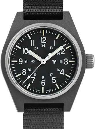 Men's Swiss Made Sports Watches-GPQ NGM Black Quartz Ref.WW194004BK-0801