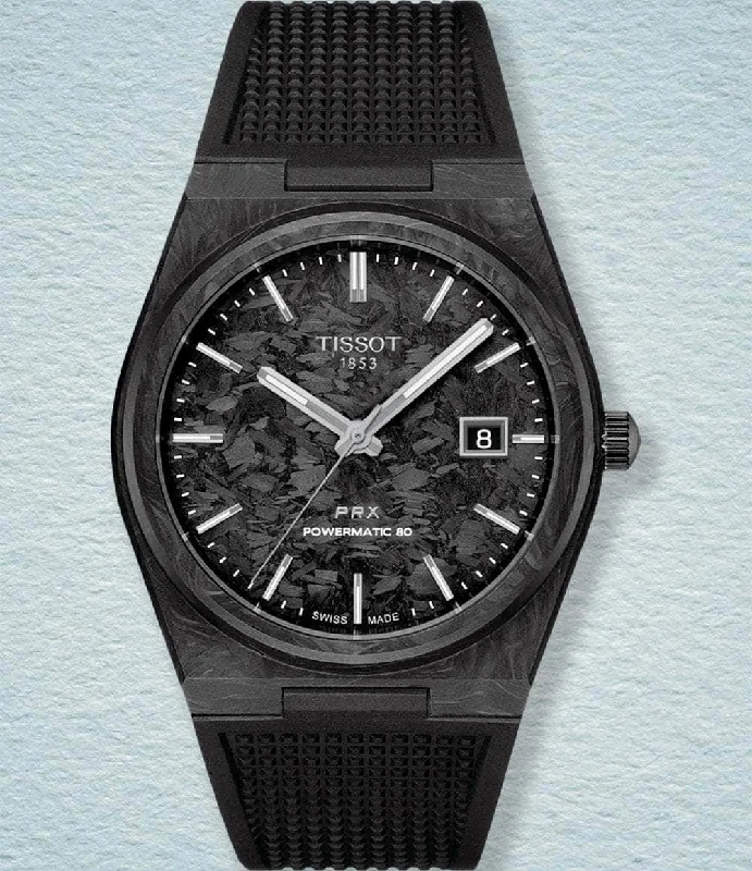 Men's Limited Edition Style Men's Digital Watches-PRX POWERMATIC 80 40MM CARBON