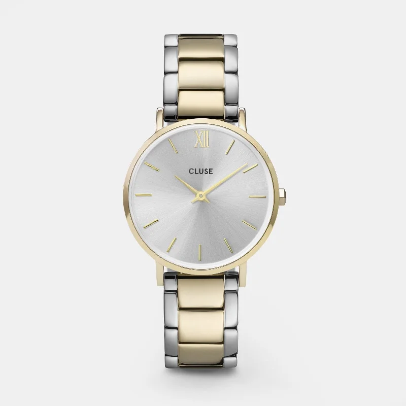 Women's Romantic Dinner Style Mechanical Watches-Minuit Watch Steel, Two-Tone
