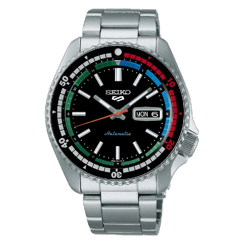Men's Valentine's Day Design Sports Watches-Orologio Seiko 5 Sports SRPK13K1 Regatta Timer
