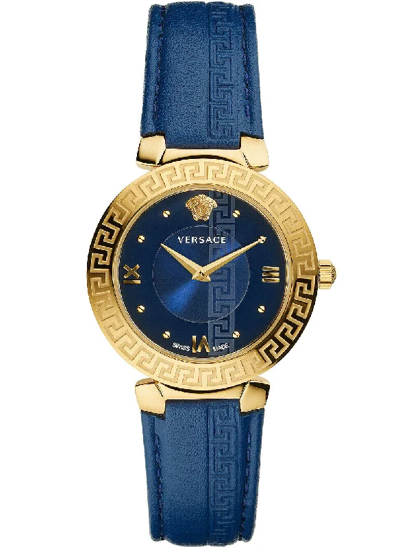 Men's Swiss Watch Gift Edition-Versace Ladies Watch Daphnis 35mm Blue V16040017