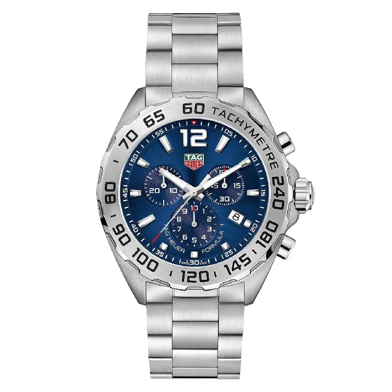 Men's Swiss Watch Monogrammed-Tag Heuer Formula 1 Chronograph Men's Blue Watch CAZ101K.BA0842