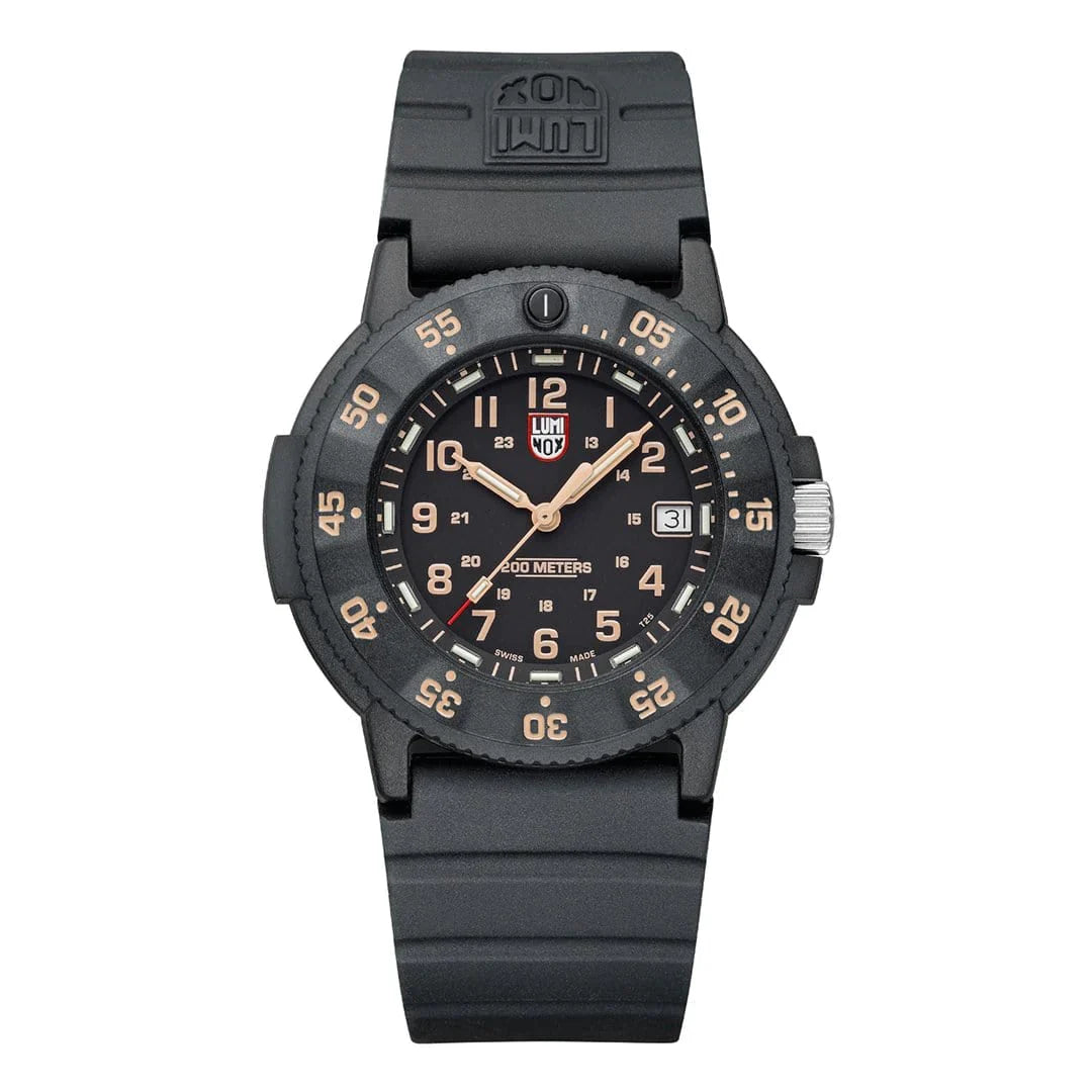 Men's Swiss Watch Automatic Wind Edition-Luminox Watch Original Navy SEAL EVO Black Radium XS.3001.EVO.OR