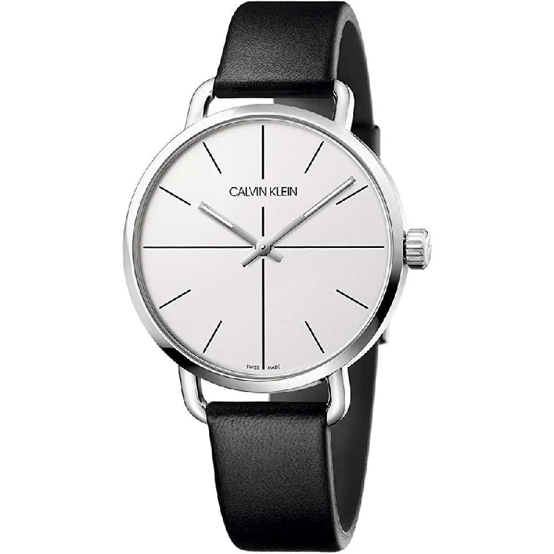 Men's Swiss Engagement Edition-Calvin Klein Watch Even Black K7B211CY