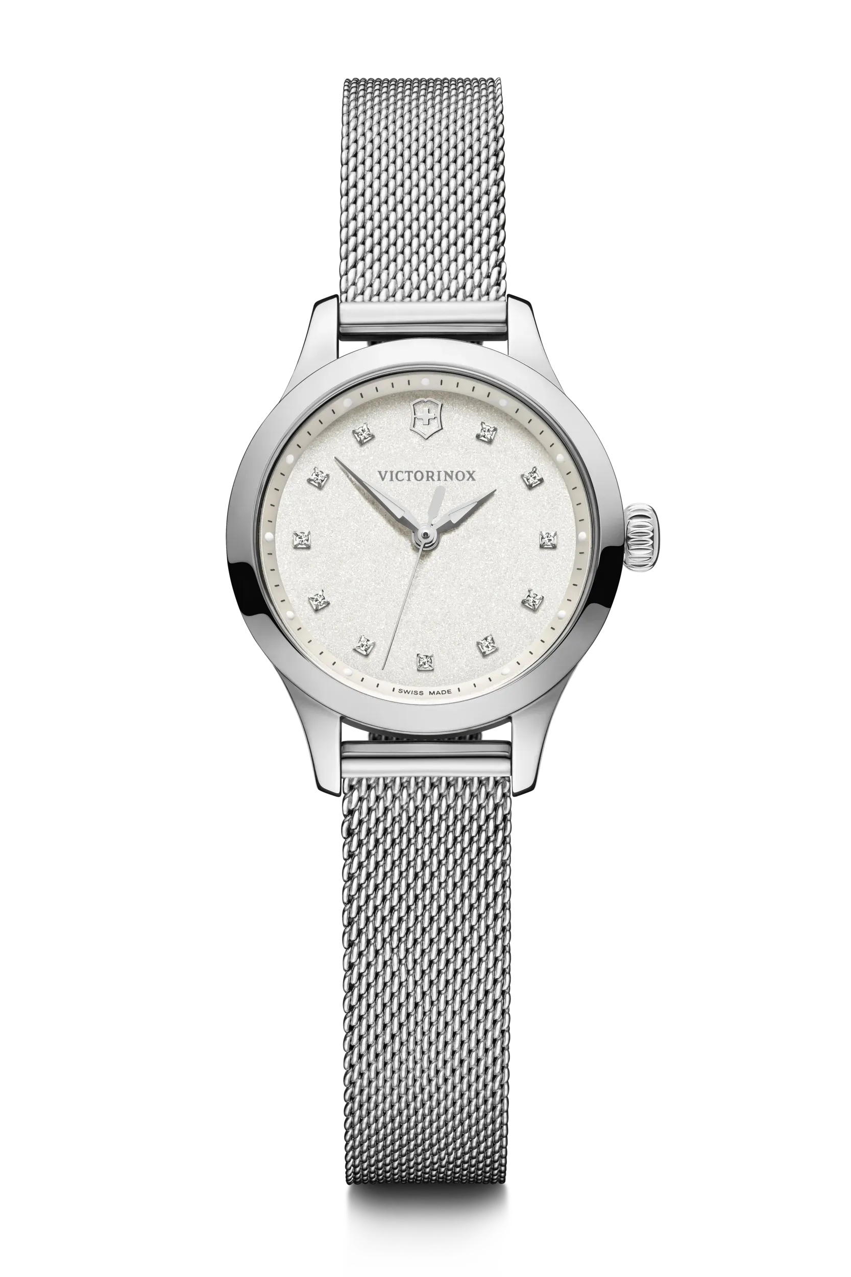 Men's Swiss Watch Winter Edition-Victorinox Alliance XS Ladies' White Silver Watch 241878