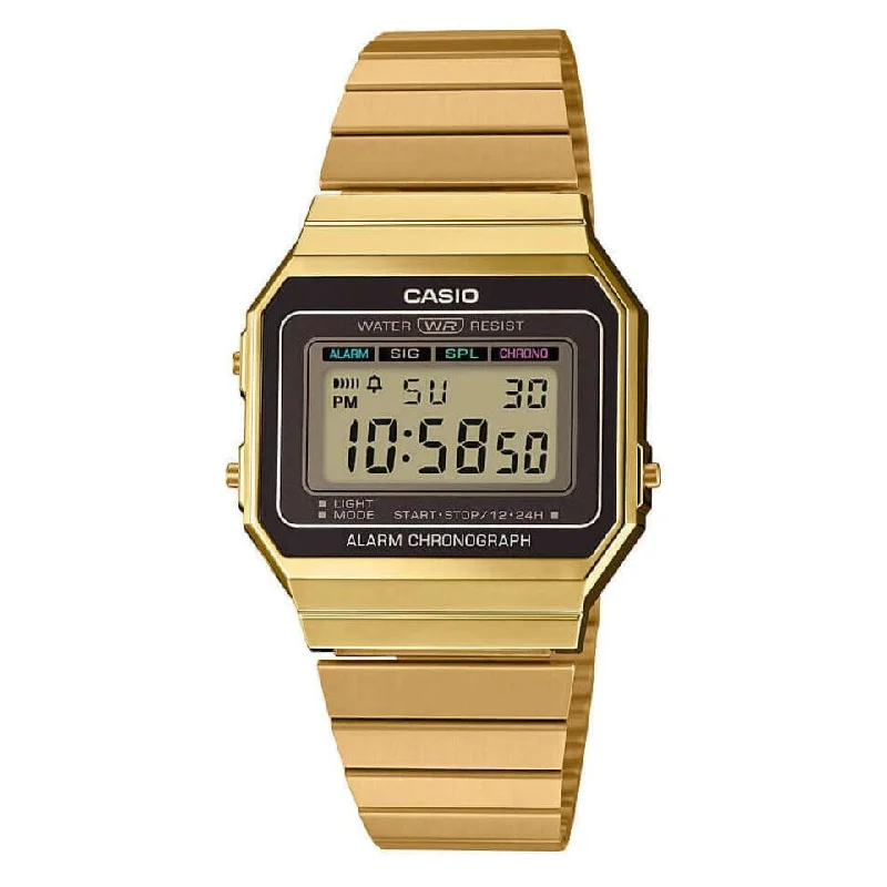 Men's Everyday Wear Style Men's Watches-Casio Watch Digital Vintage Classic Flat Link A700WEG-9AEF Men's Everyday Wear Style Men's Watches-Casio Watch Digital Vintage Classic Flat Link A700WEG-9AEF