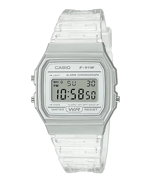 Unisex GPS Navigation Watches-Casio POP Series F-91WS-7DF Unisex White Digital Watch Unisex GPS Navigation Watches-Casio POP Series F-91WS-7DF Unisex White Digital Watch