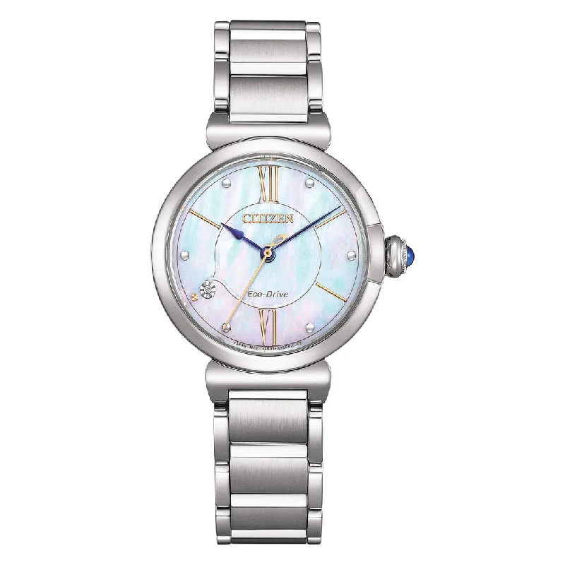 Women's Thin Case Style Mechanical Watches-Orologio da donna Citizen EM1070-83D quadrante madreperla