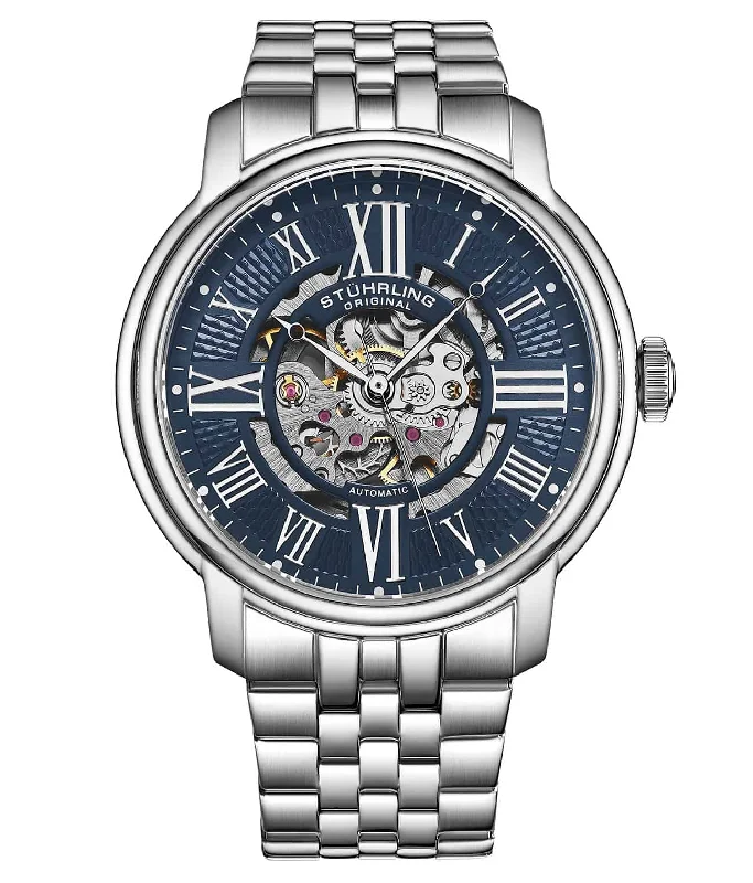Blue Dial/Silver Case/Silver Bracelet