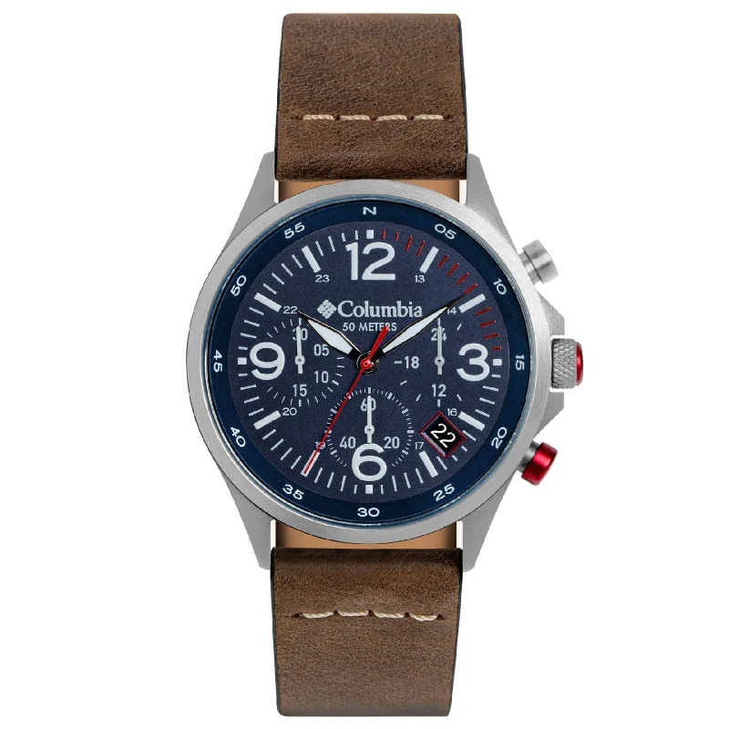 Unisex Special Edition Style Watches-Columbia Brown Canyon Ridge Chronograph Watch CSC02-005