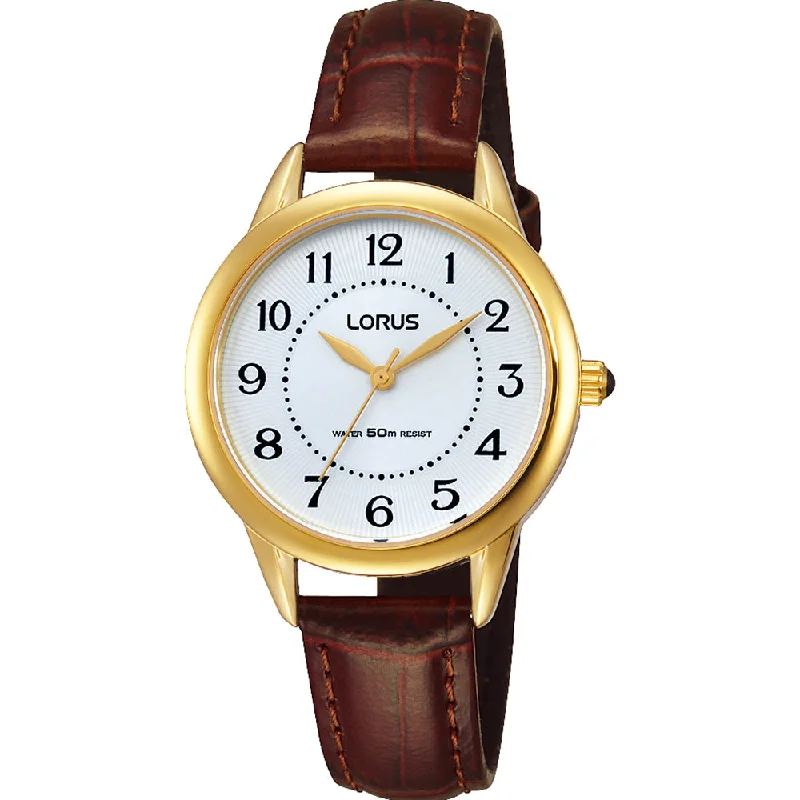Women's Eco-Drive Style Dress Watches-Lorus RG252JX-5