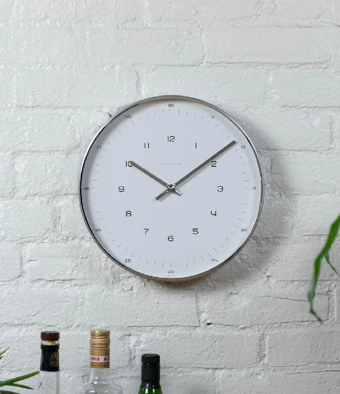 Digital Clocks with Alarm Function-Max Bill 12 Inch Wall Clock