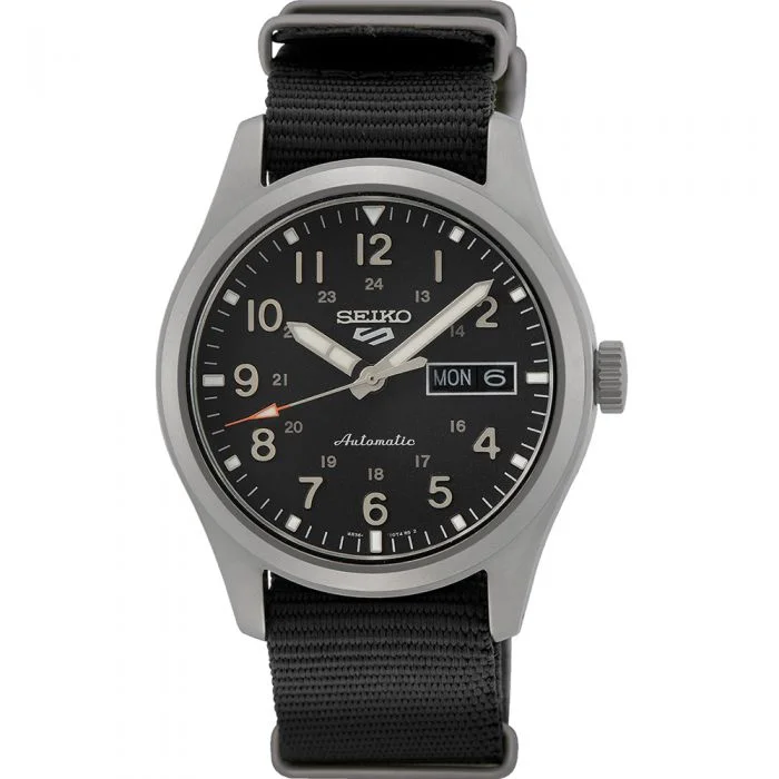 Men's British Made Style Digital Watches-Seiko 5 SRPG37K Sports Automatic Watch