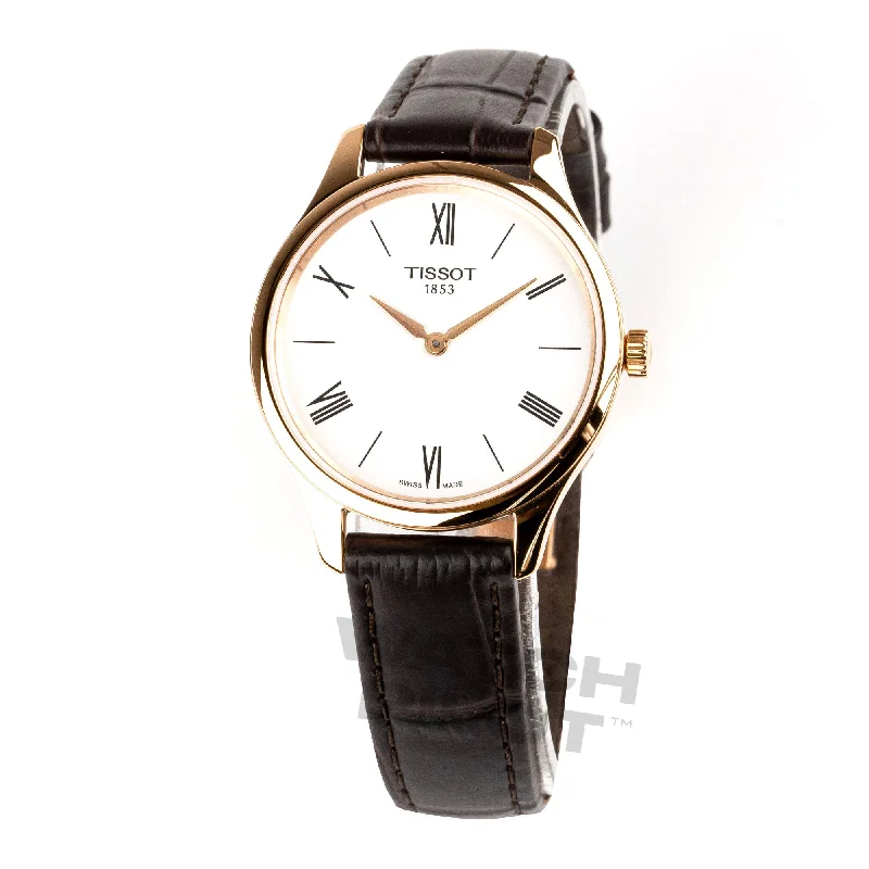 Men's Smart Style Men's Watches-Tissot Ladies Watch Tradition 5.5 T-Classic 31mm Rose Gold T0632093603800 Men's Smart Style Men's Watches-Tissot Ladies Watch Tradition 5.5 T-Classic 31mm Rose Gold T0632093603800