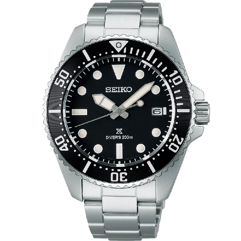 Men's Dive Watches with All-Weather Protection -Seiko Prospex SNE597P Solar Diver's Men's Dive Watches with All-Weather Protection -Seiko Prospex SNE597P Solar Diver's