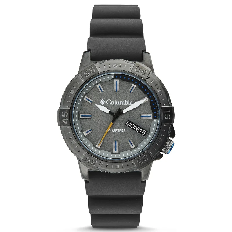 Unisex Square Case Watches-Columbia Grey Peak Patrol Watch CSC03-003