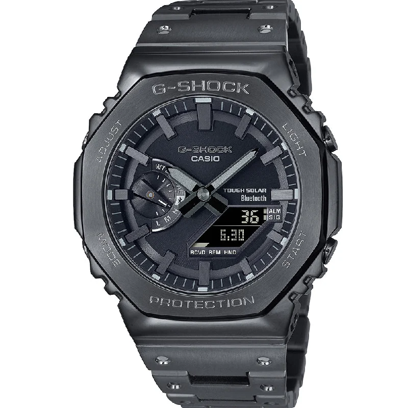 Mens Fitness Tracking Smart Watches-G-Shock  GMB2100BD-1A "CasiOak" Full Metal