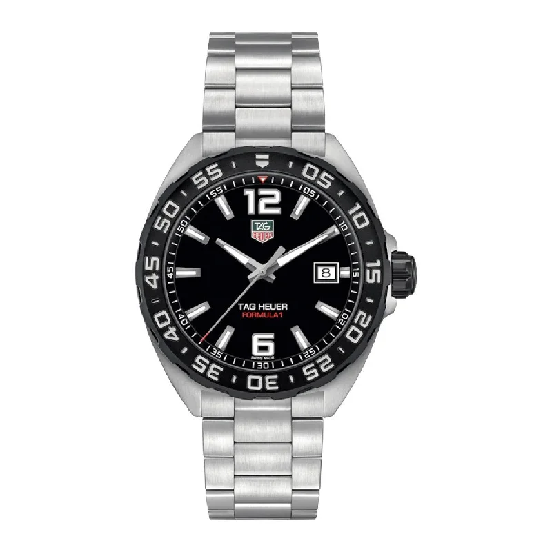 Men's Swiss Automatic Wind Edition-Tag Heuer Formula 1 Men's Black Watch WAZ1110.BA0875 Men's Swiss Automatic Wind Edition-Tag Heuer Formula 1 Men's Black Watch WAZ1110.BA0875