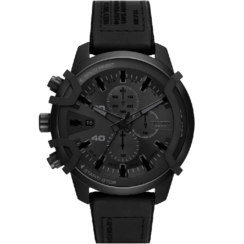 Men's Date Night Style Digital Watches-Diesel DZ4556 Griffed Chronograph