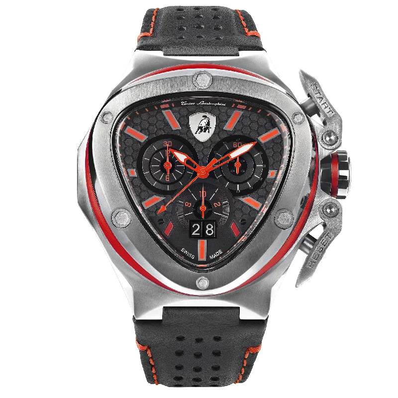 Men's Gift Dress Watches-Tonino Lamborghini T9XA-SS Men's Black Spyder X Watch