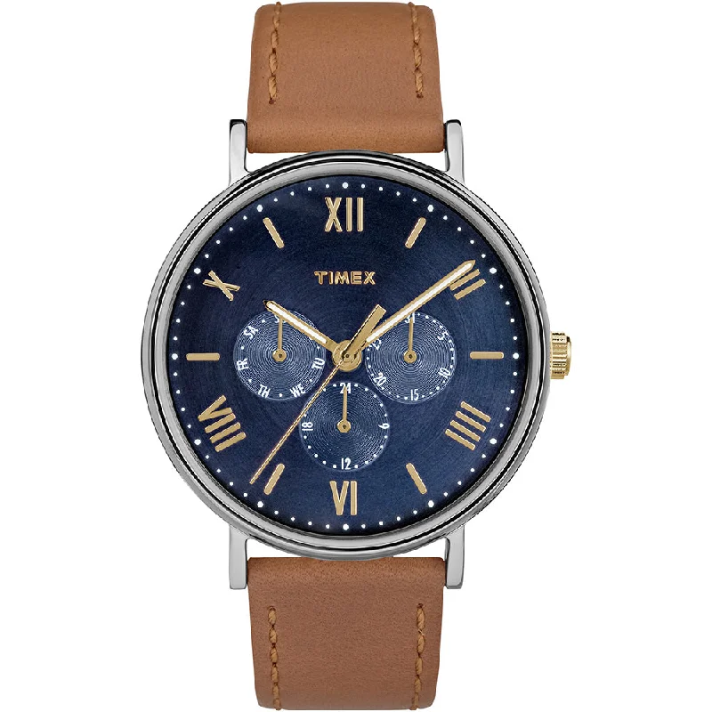 Unisex Casual Wear Style Watches-Timex Southview Unisex Blue Watch TW2R29100