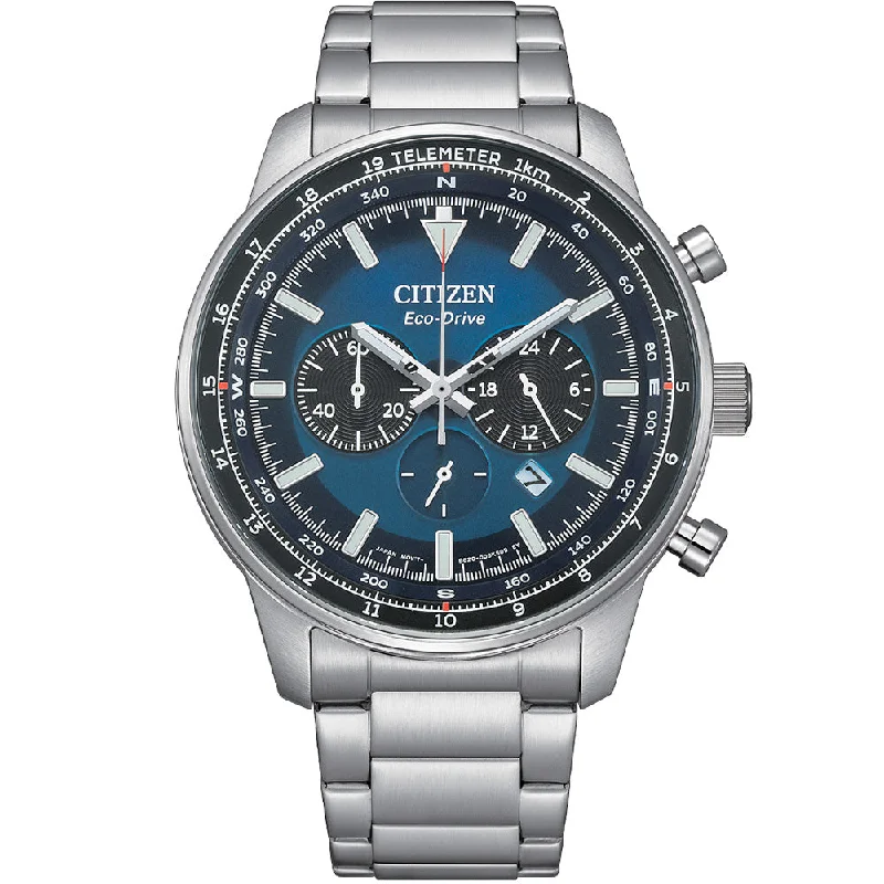 Men's Digital Watches Sale-Citizen Eco-Drive CA4500-91L Chronograph
